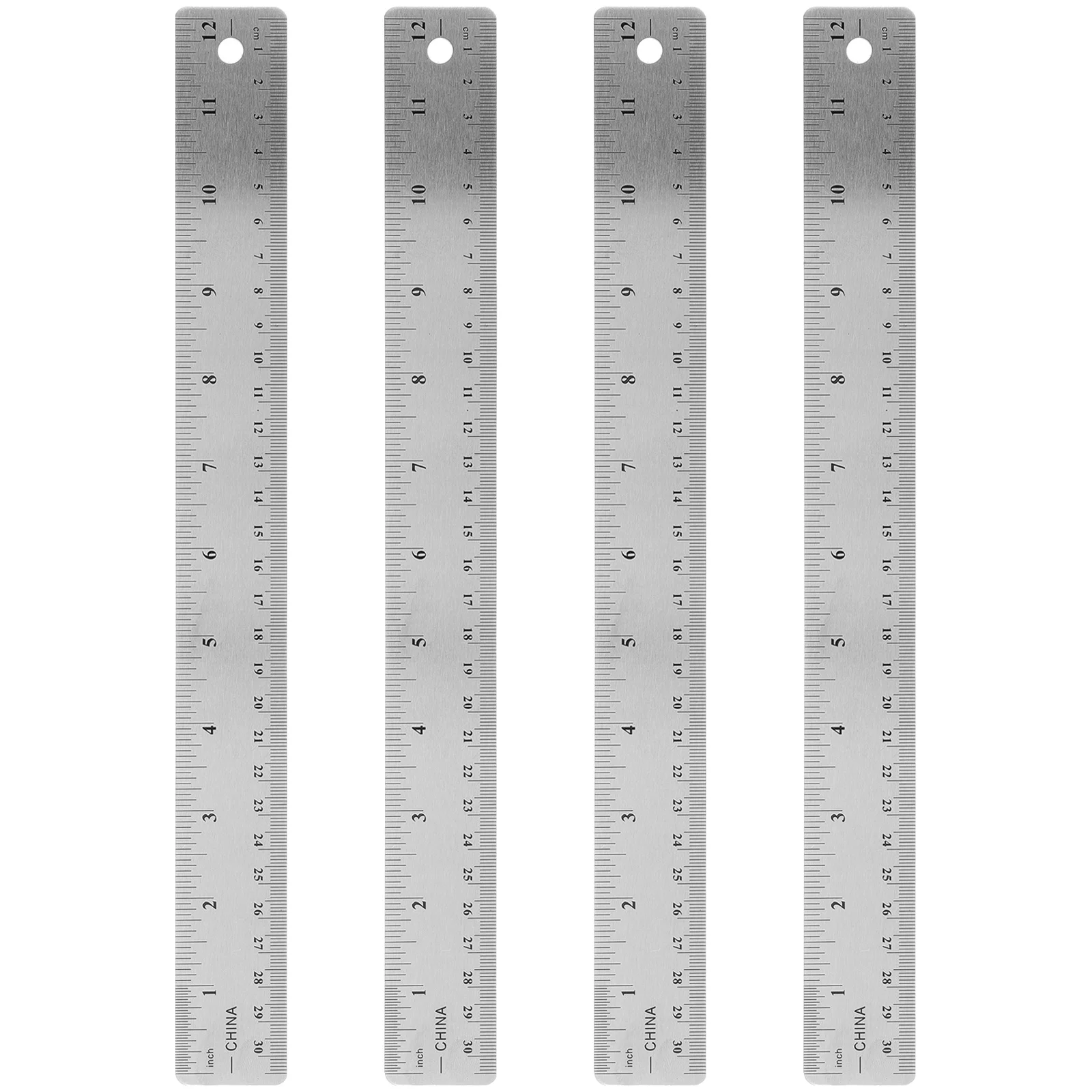 4 قطعة - مساطر دعم الفلين المقاومة مقياس دقيق مقاوم للصدمات والسقوط أداة قياس الطالب متعددة الوظائف #1