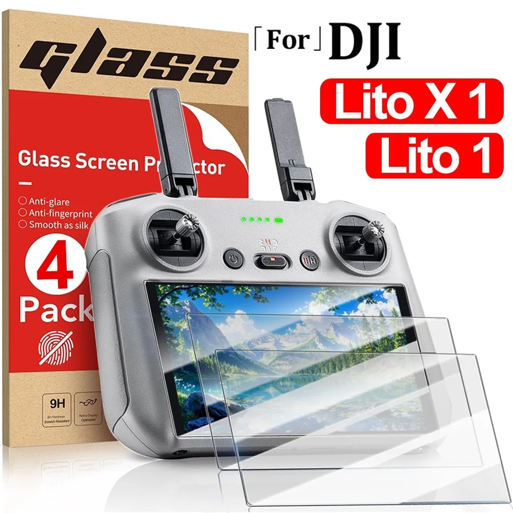Für DJI Lito X1/Lito 1 Fernbedienung Gehärtetes Glas HD Displayschutzfolie für DJI NEO 2/Mini 5 Pro Kratzfeste Folie Zubehör