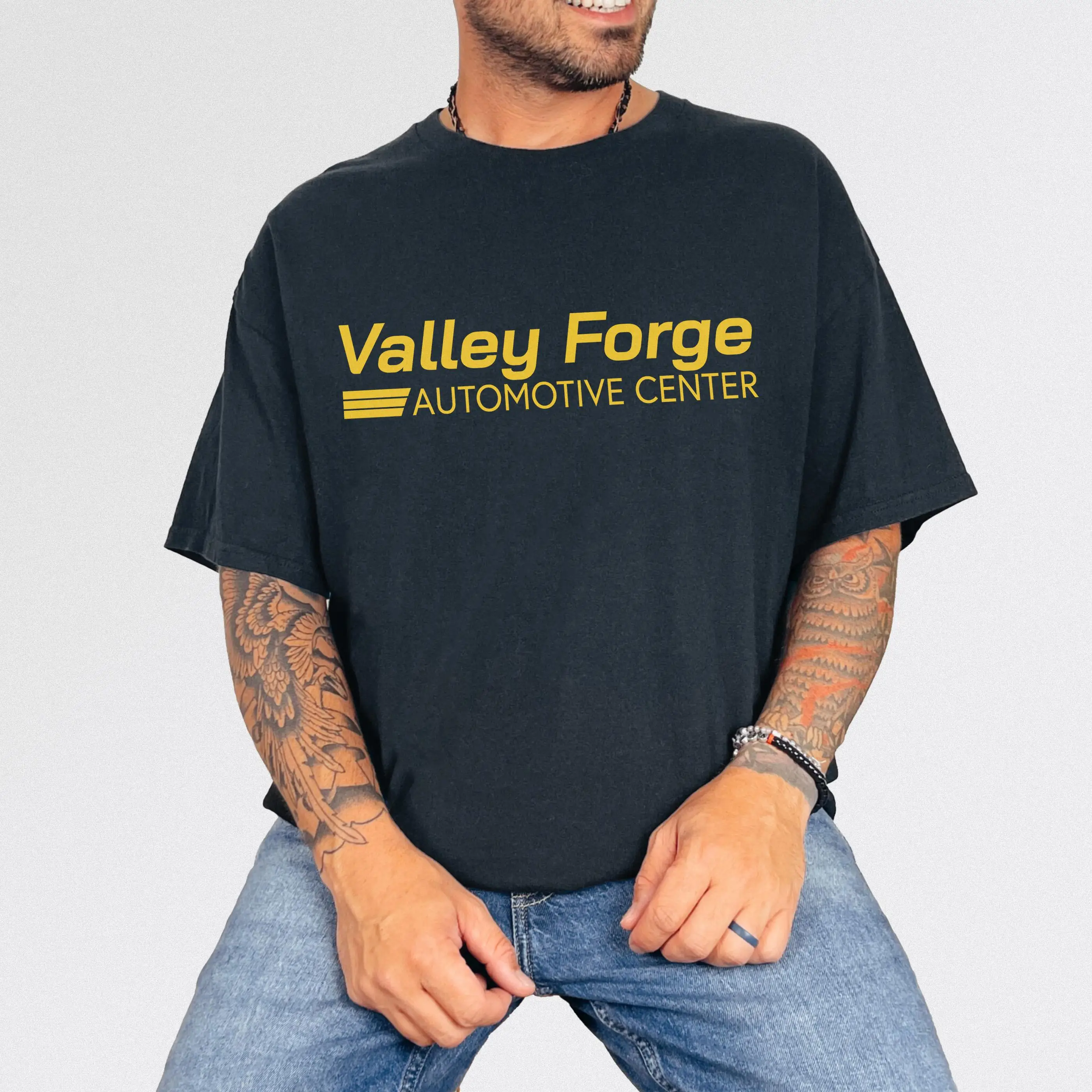 Valley Forge Automotive Center T-Shirt: Funny TV Series Graphic Tee