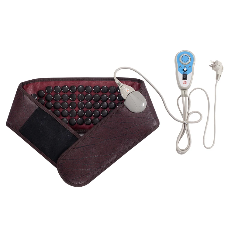 

STLFPhysical Waist Massage Electric Heating Hot Stone Mattress Pad Mats Back Pain Tourmaline Thermal Jade Belt