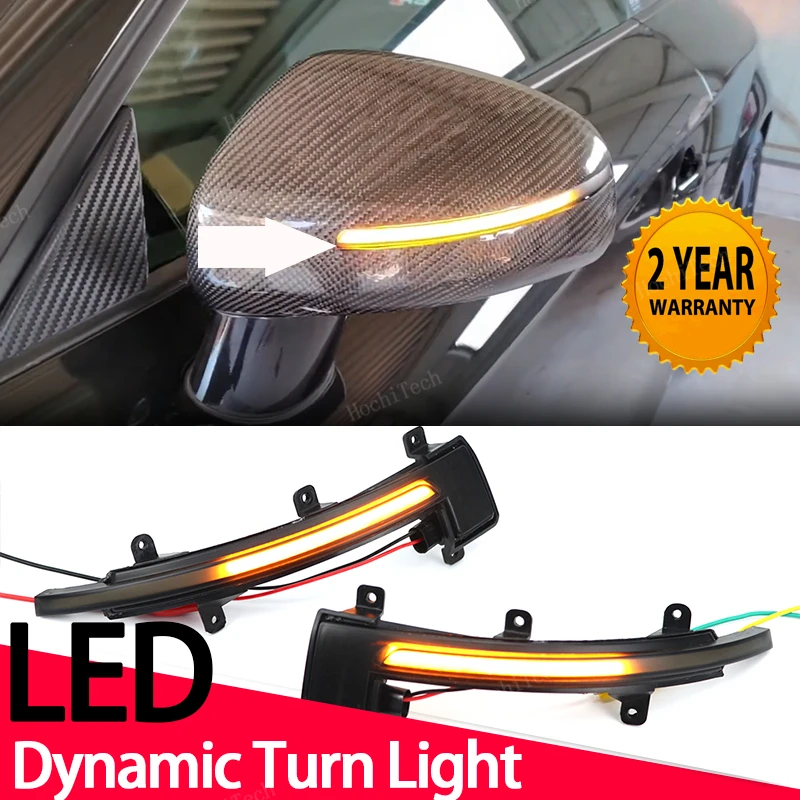 

2x Dynamic Blinker LED Turn Signal Light Indicator Side Mirror Lamp For Audi TT TTS TTRS MK2 8J 2006-2014, R8 42 2007-2015