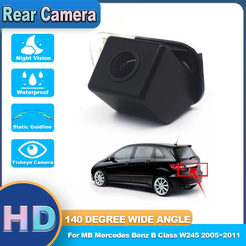 

Rear camera For MB Mercedes Benz B Class W245 2005~2011 HD CCD night vision waterproof reversing camera