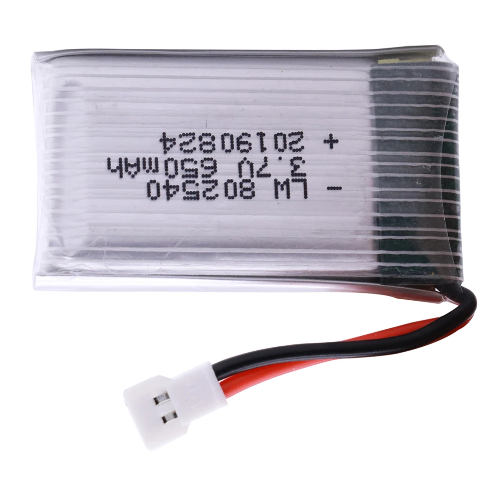 High Rate 3.7V 650mAH  Lipo battery  For Syma X5C X5HC X5HW FY550 HJ818 HJ819 Quadrocopter RC Battery accessories 3.7 V 802540