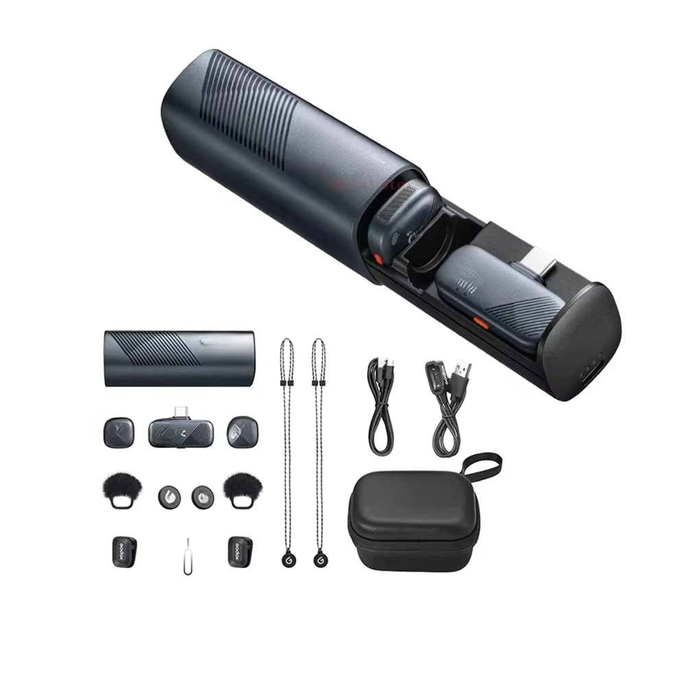 

Cube-SC/SL Kit2 Wireless Microphone 2.4GHz Max 300M LOS Range Pro Audio Recording for Interview Vloging Live Streaming