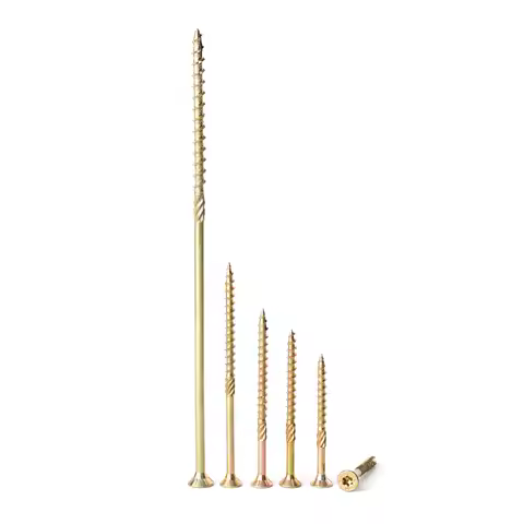 20pcs Torx Socket Knurled Metal Screws Wood Deck Screws Rust Resistant Six Lobe Self Tapping Fibreboard Drywall Screw