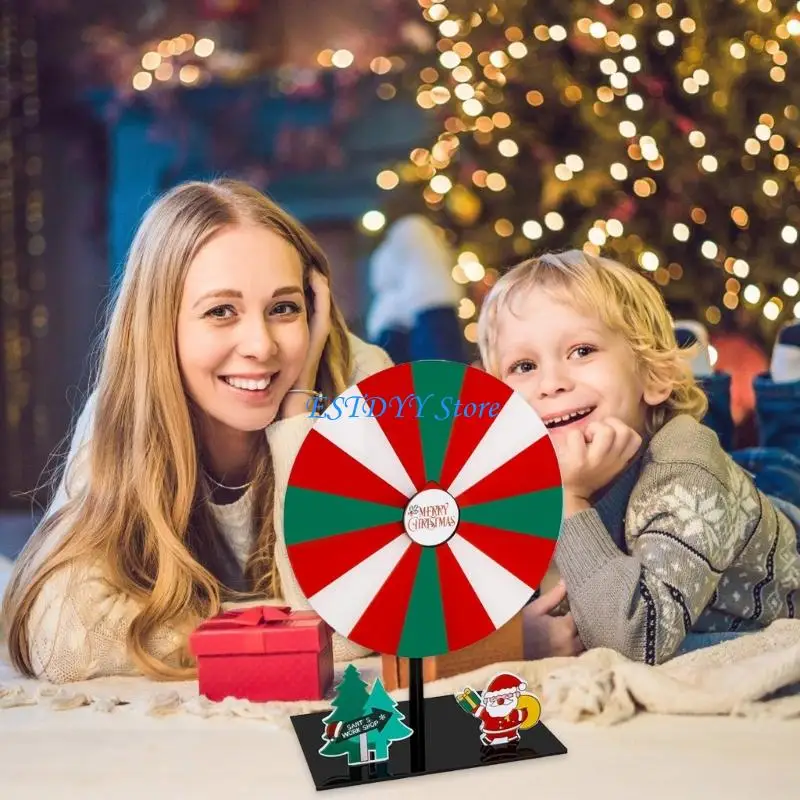 عجلة ألعاب دوارة من النوع الثقيل G6DE عجلة ألعاب ملونة قابلة لإعادة الاستخدام مع قاعدة معدنية متينة للأطفال والكبار