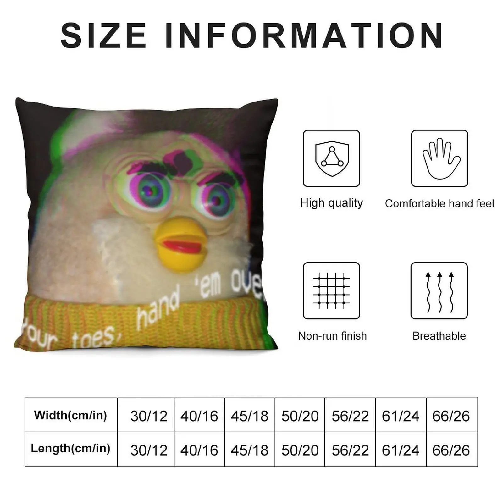 long furby give him your toes Throw Pillow christmas ornaments 2025 Decorative pillow case covers for pillows pillow