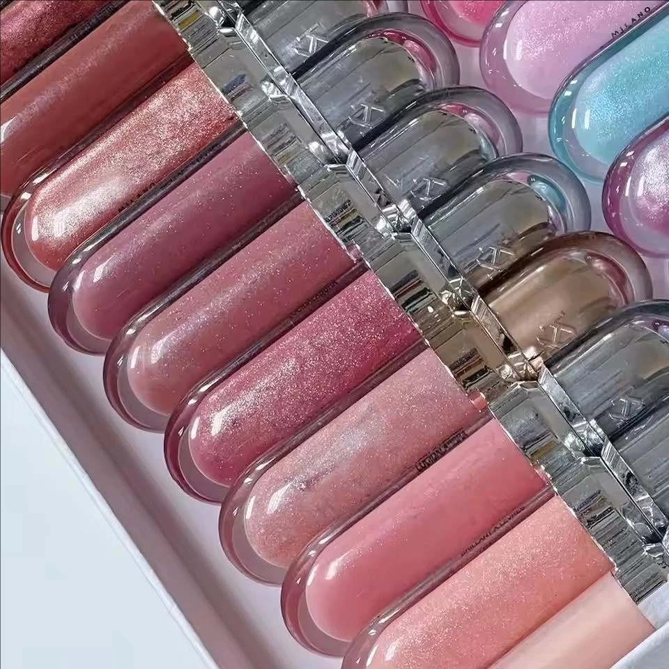 Mode Bestseller 3D Hydra Lipgloss Spiegel Lip Glaze Shimmer Hydraterende Parelmoer Kleur Vloeibare Lipgloss Plump Glossy Balm