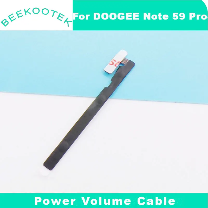 Nuevo Cable Flex FPC de Control Lateral de Volumen y Encendido para DOOGEE Note 59, Note 59 Pro, Note 59 Pro+, Note 58 y Note 58 Pro