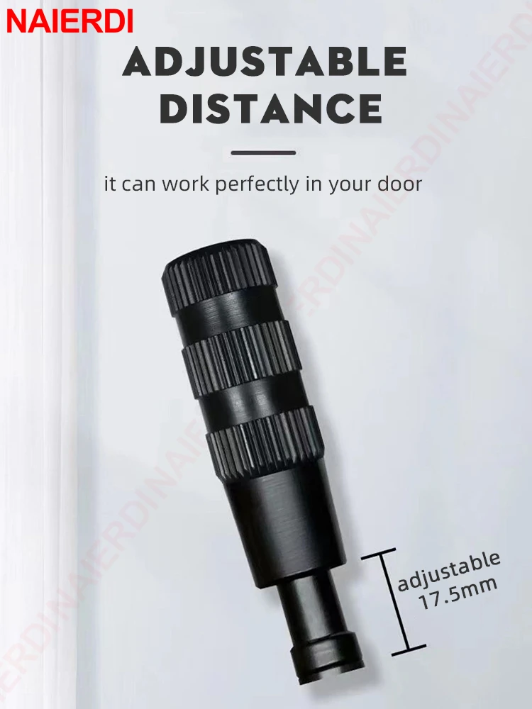 NAIERDI Magnetic Invisible Door Stop Heavy Duty Concealed Door Stopper for Door Floor Hidden Install Silent Suction Door Holder