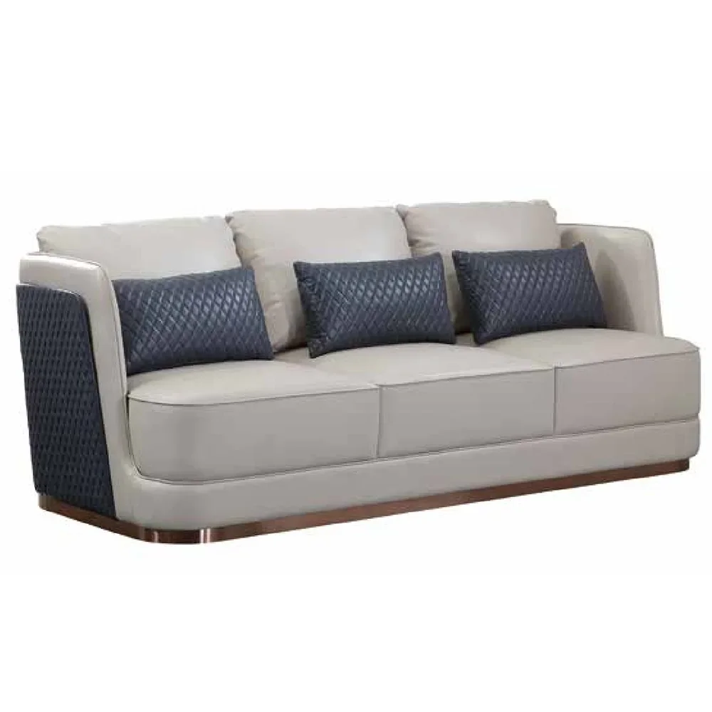 Postmodern Italian light luxury sofa combination Hong Kong-style small apartment villa living room sofa 5 in a group