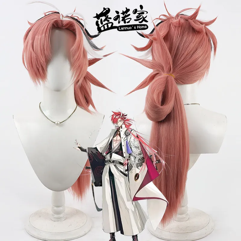 

Anime FGO Takasugi Shinsaku Cosplay Wig Halloween Carnival Party Props Synthetic Hair Heat Resistant Fiber + Wig Cap