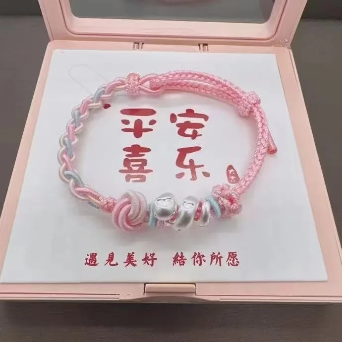 

2025 New Style Year of the Snake Woven Red String Bracelet New Chinese Pure Silver Coiled Snake Zodiac Unisex Jewelry