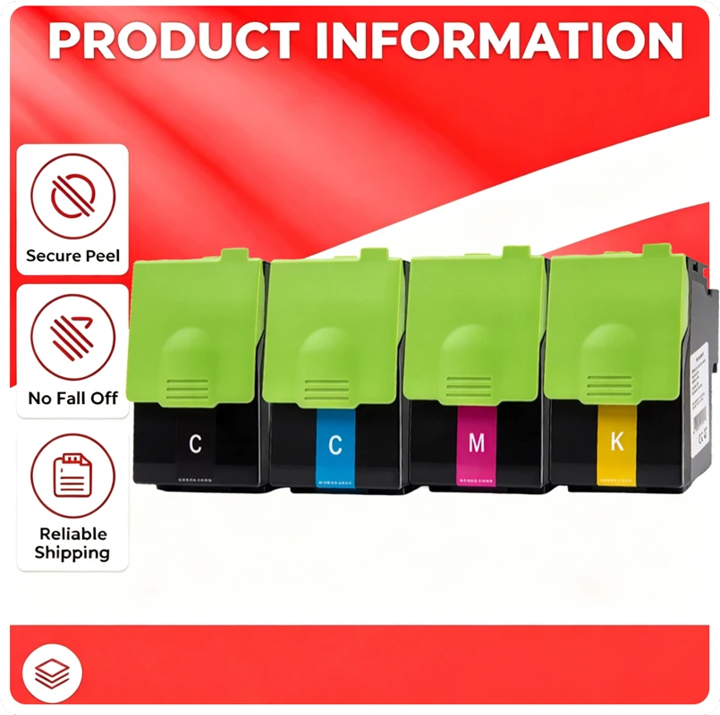 1set High Capacity MC2425 Compatible Toner Cartridge For Lexmark MC2425 Toner C2325 Compatible MC2325 C2425 MC2425 MC2535 MC2640