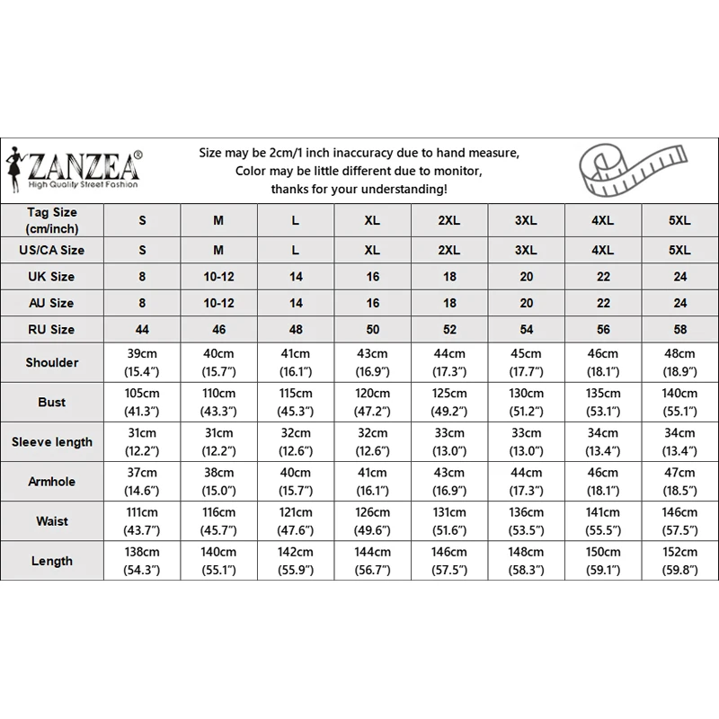 ZANZEA Damska Sukienka Maxi, Modna Długa Koszula-Sukienka Letnia z Półrękawami, z Paskiem, Streetwear 2025, Elegancka, Zapinana na Guziki, Luźna Szata