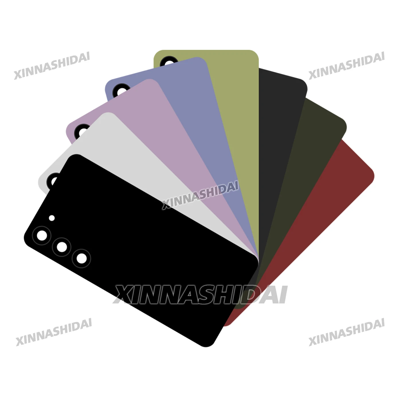 جودة AAA لهاتف سامسونج جالاكسي S23 بلس أجزاء إصلاح مبيت الباب الزجاجي الخلفي لهاتف جالاكسي S23 بلس غطاء البطارية الخلفي #2