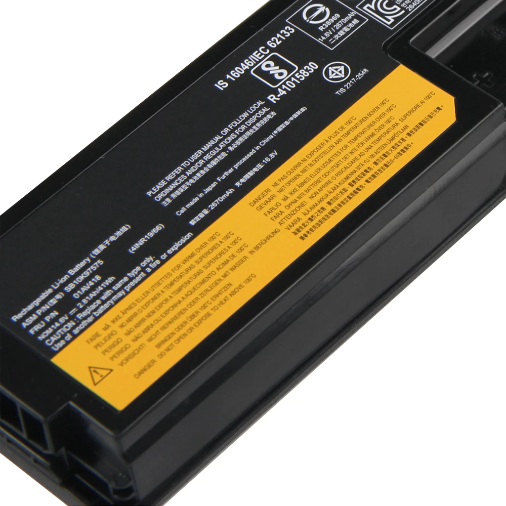 Replacement Battery SB10K97575 For Lenovo ThinkPad E570 E570C E575 01AV418 High Quality Batteries 2670mah With Tool