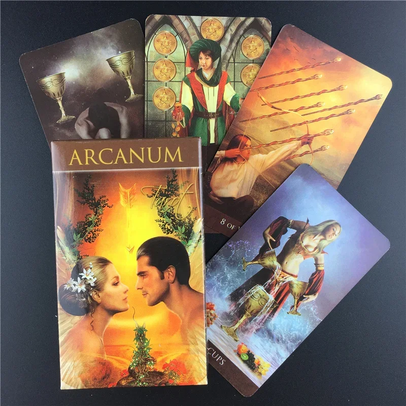 High quality Arcanum Tarot Cards Family Holiday Party Playing Cards Deck Tarot Card Board Games