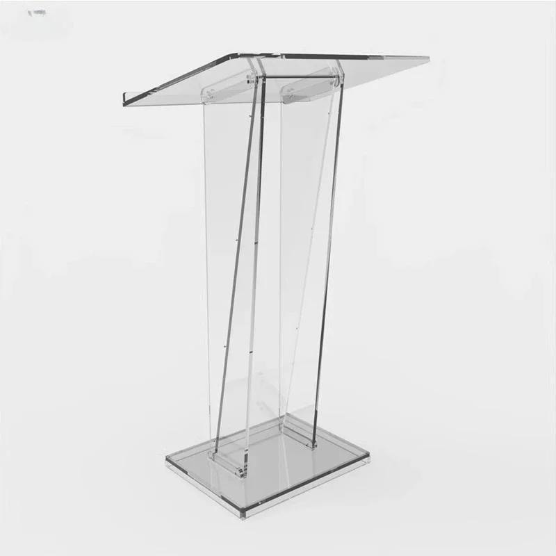 Welcome Desk Electronic Lecture Desk Acrylic Reception Desk