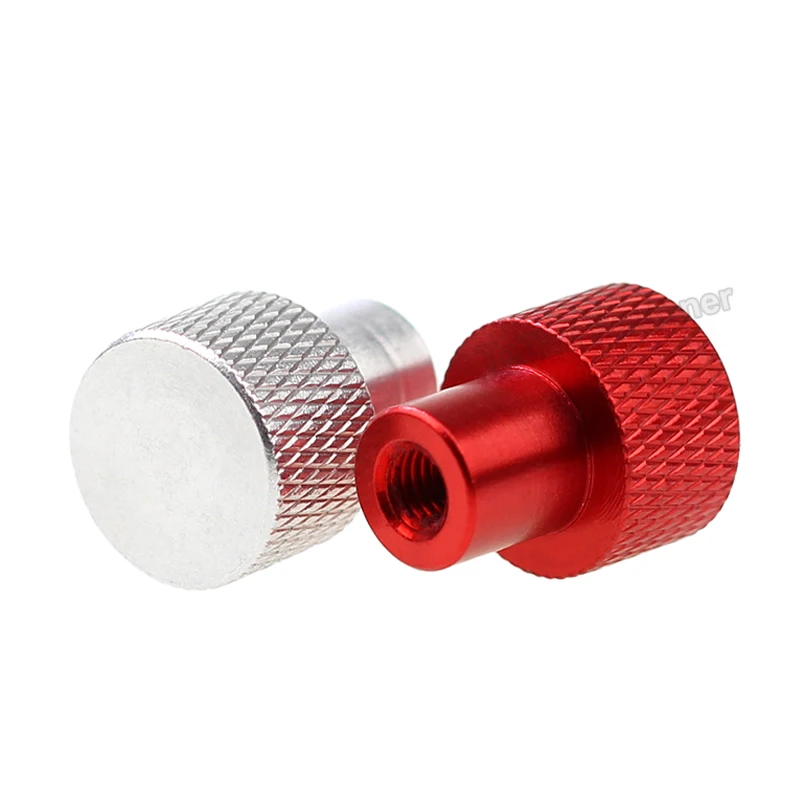 M3 M4 M5 M6 M8 M10 Aluminum Profile Hand Tighten Thumb Nut Blind Frame  Adjust Clamping Knob Manual Nut Screw Bolt Cap Anodized