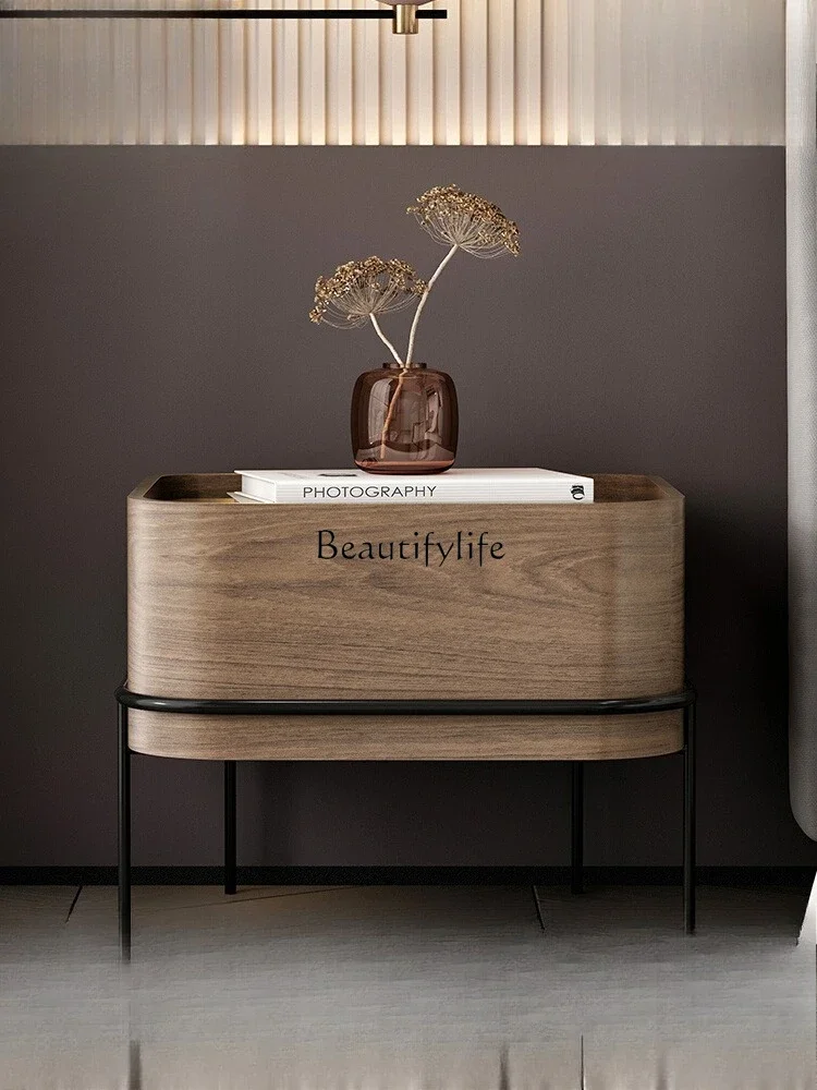 

ls 27Smart bedside table Modern simple bedroom Bedside small cabinet