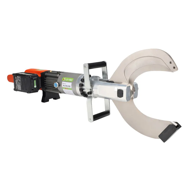 LZ-150 Electric Scissors 150mm Diameter Lithium Battery-Powered Copper Aluminum Cable Cutter for Electricians Cutting Tool