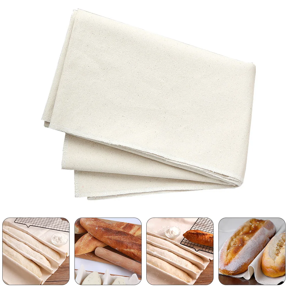 

Fermentation Mat Bread Cloth Proofing Tools Dough Liner Pure Cotton Large Size Baking Supplies Pastry Maker Kitchen Bartender