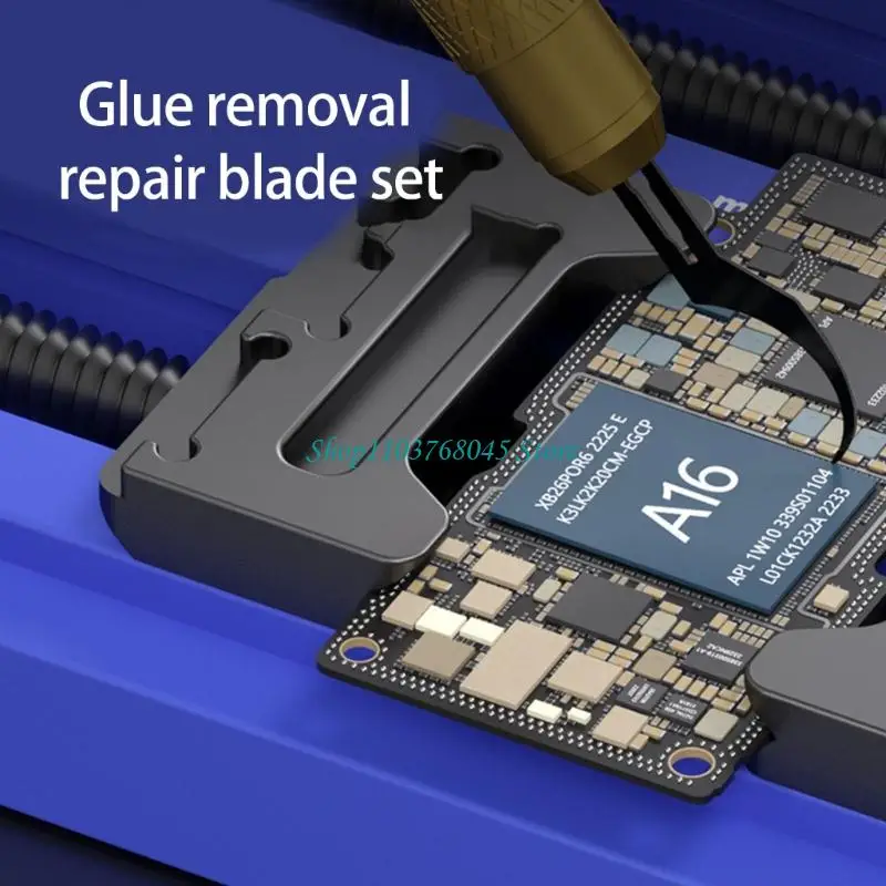 R53F Metal LCD Screen Spudger Opening Pry Card Tool Thin Flexible Nonslip Phone Disassemble Tool