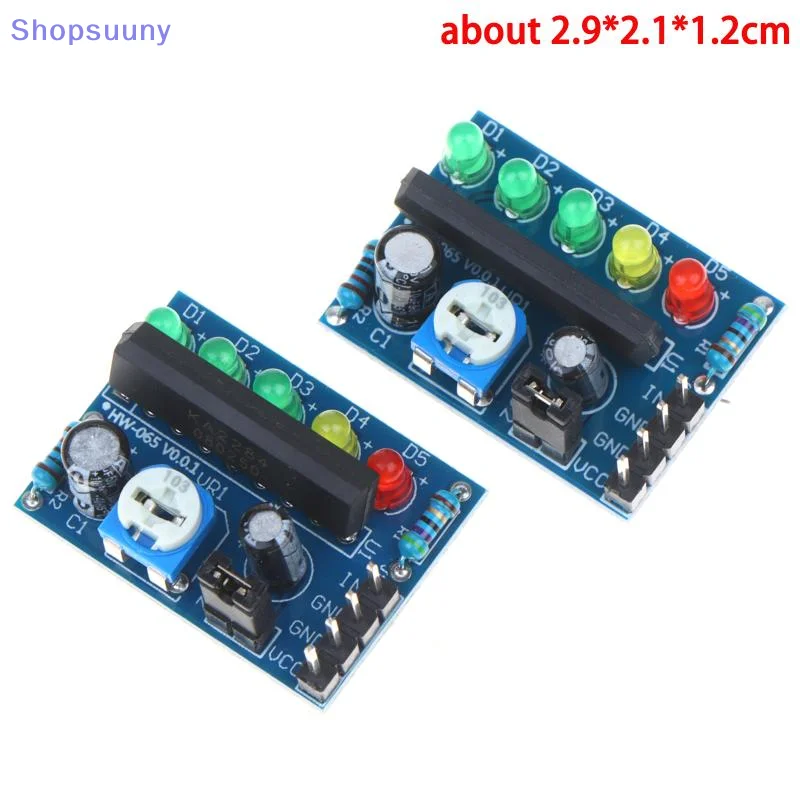 [SU]1/2/3Pcs KA2284 Power Audio Level Indicator Module Battery Capacity Indicator Red Green LED For Voltmeter Volume VU Meter - view 6
