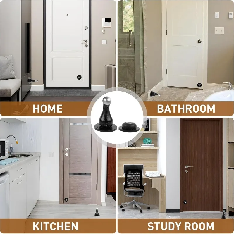 سدادة الباب المغناطيسي لا لكمة الباب الوفير سدادة حامل الباب سيليكون الباب شفط المضادة للتصادم يندبروف الأجهزة المنزلية #6