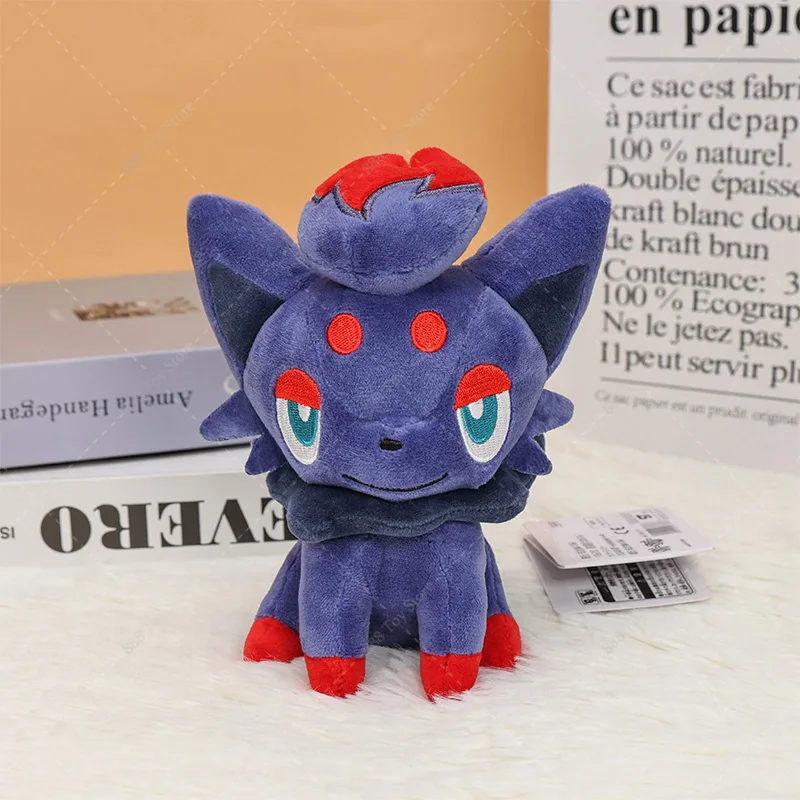 16cm Pokemon Zorua Plush Toys Anime Zorua Soft Stuffed Animal Collection Peluche Decoration Dolls Children's Birthday Gifts