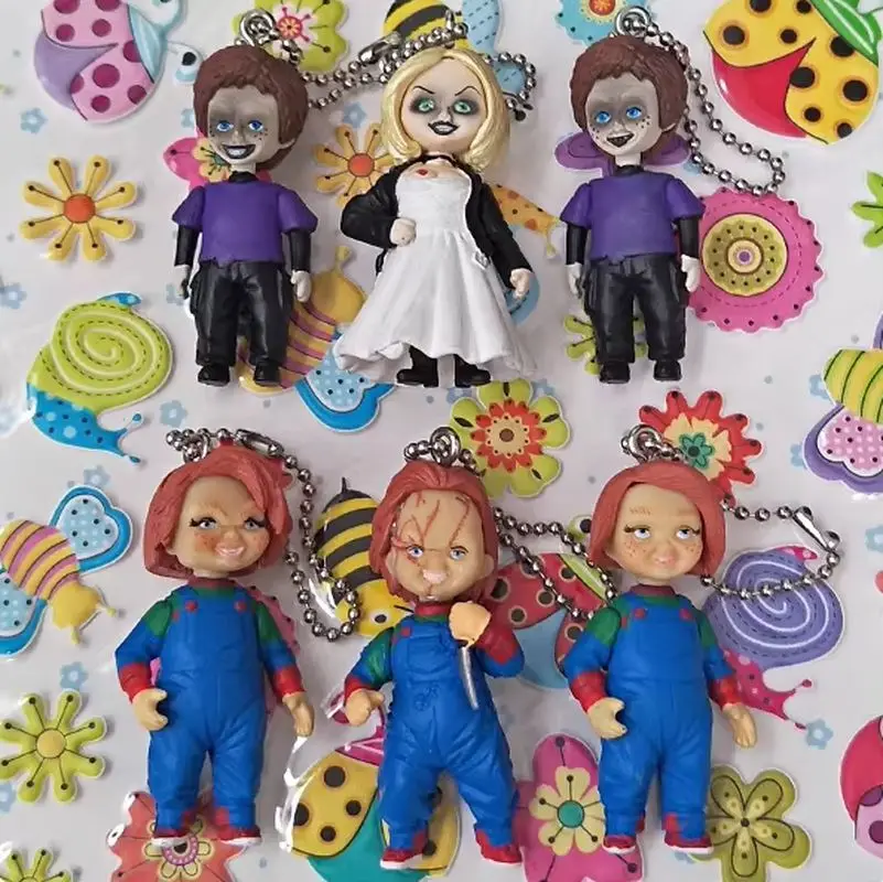 Anime Figure Ghost Doll Pvc Action Figures Dolls Keychain Desktop Decoration Model  Pendants Perfect Halloween Festival Gift view 2