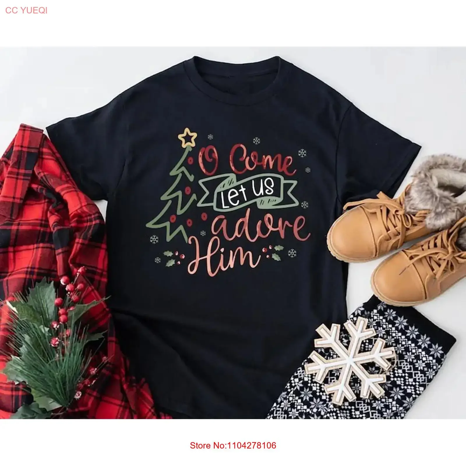 Christmas Nativity T Shirt Religious Christian Jesus vintage Washed Soft Casual Versatile Stretched Stylish Unisex