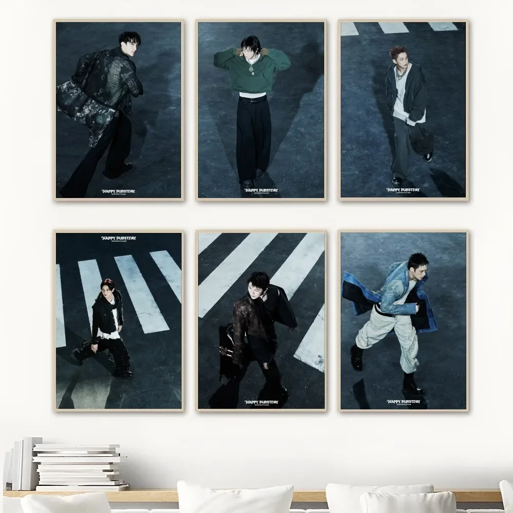 S.COUPS Jeonghan Joshua Jun Hoshi Woozi DK Mingyu The8 Seungkwan Vernon Dino ملصق غرفة نوم ملصقات جدار ديكور المنزل الهدايا