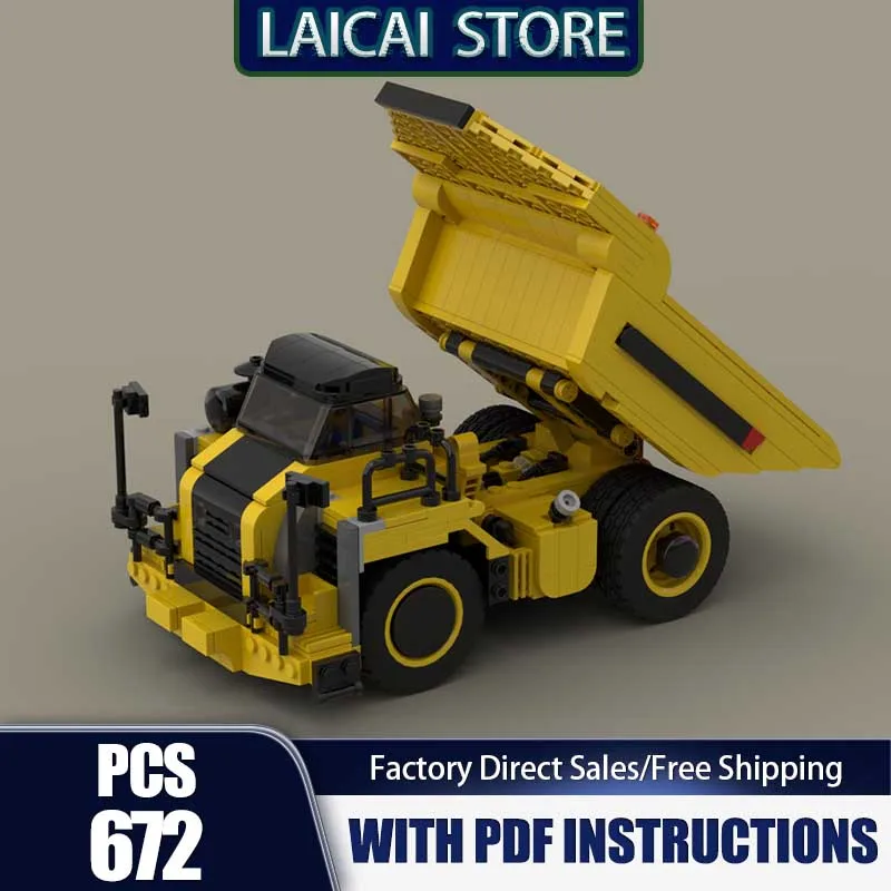 

Urban Vehicle Model Moc Building Blocks Mining Truck Model Technology Bricks Assembly Car Holiday Construstion Gifts Set Toy