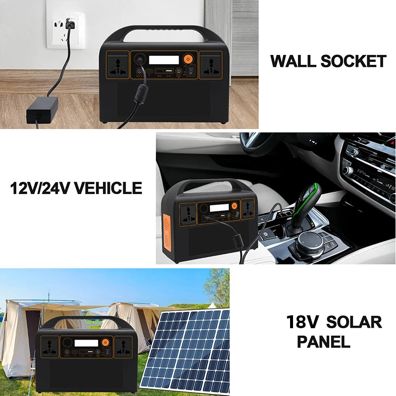 90000mAh Solar Generator Outdoor Camping Emergency Auxiliary Battery Pack Power Bank 300W 110/220V Portable Power Station Supply