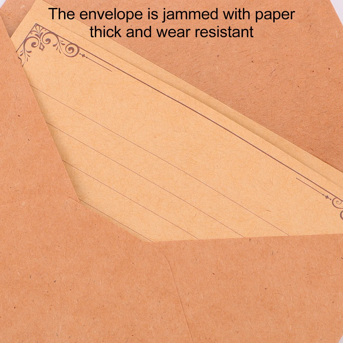 

1 комплект канцелярских принадлежностей для писем формата А5, набор писем A5, писчая бумага, конверт в стиле ретро, бумага для заметок для свадебного фестиваля, подарок