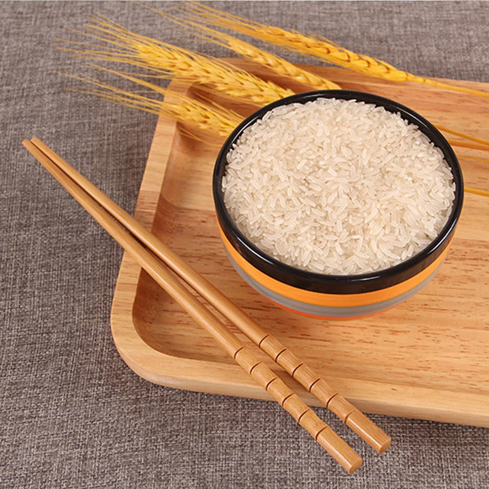 

5pcs Bamboo Chopsticks 5 Pairs Carbonized Japanese Style Reusable Tableware For Home Hotel Kitchen Camping Travel Party