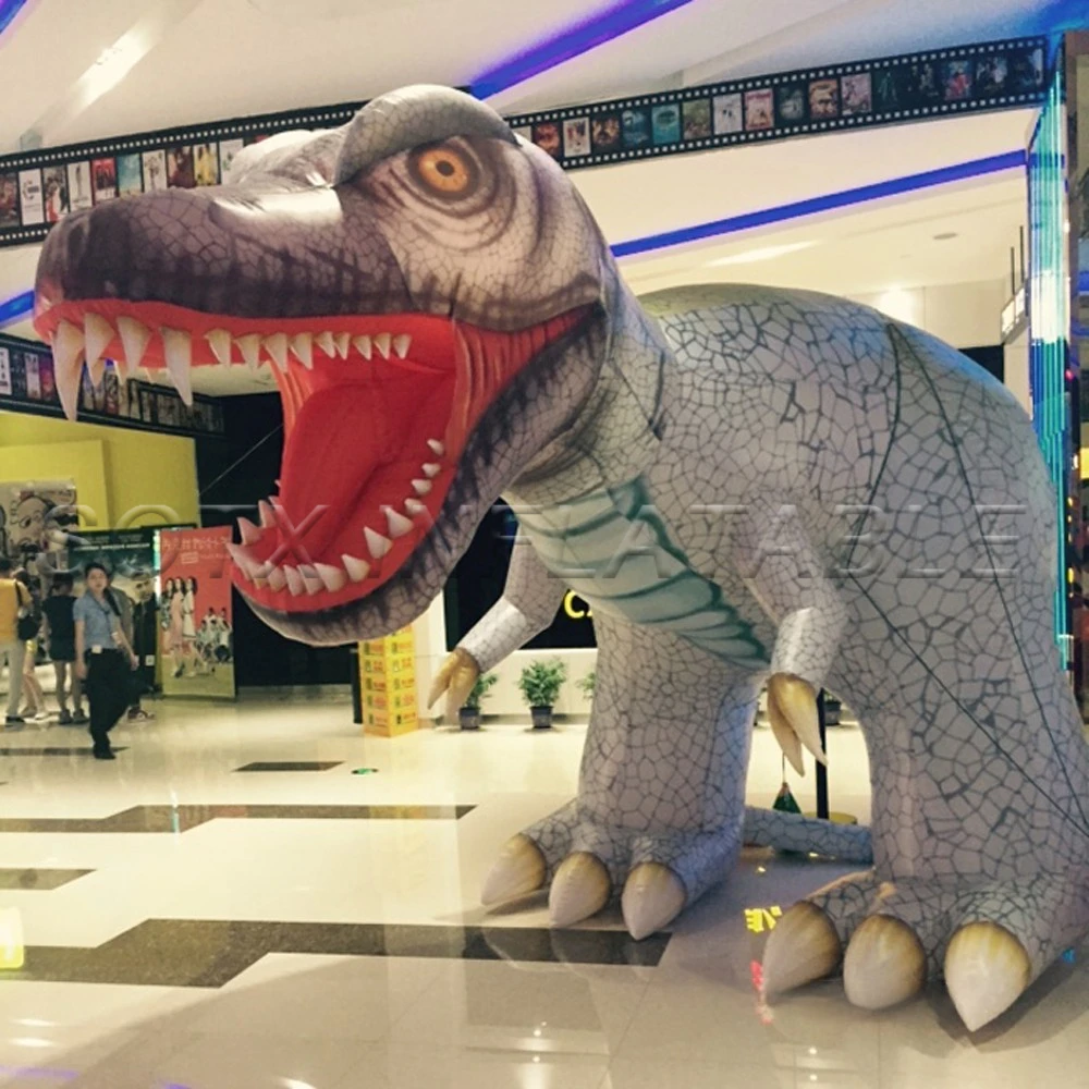 

For Advertising Inflatable Dinosaur Balloon Outdoor Giant Tyrannosaurus Rex Triceratops Tanystropheus Stegosaurus With Blower