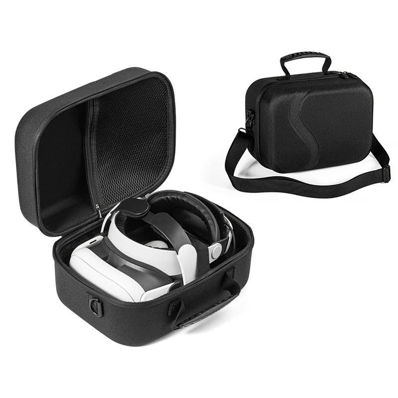 For 3 VR Accessories Storage Case Elite Headset Travel Carrying Case Hard Shell Shoulder Bag for-DTD2