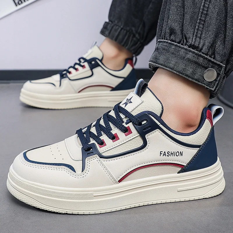 

Новые мужские повседневные кроссовки, модные кеды на толстой подошве, дышащие уличные кеды для мужчин, обувь для прогулок, мужская обувь