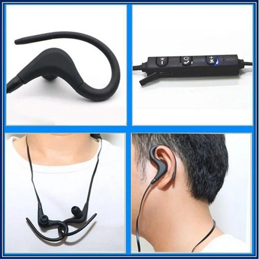 

1 Pair Wireless Earbuds 55Mah 6 Hours Playtime Stereo In-Ear Headphones For Sports Running Gym Waterproof 4.1