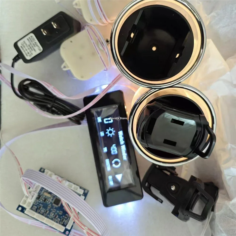 5V Watch Display Rack Winder LCD Circuit Board Remote Control parts For 1/2 Motor Telescopic Cup Color Light Transformation