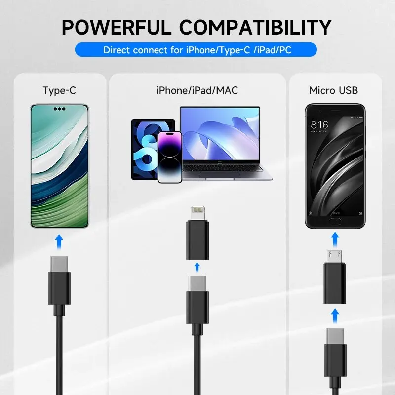 Endoscopio Industrial HD108P lente DUAL cámara con cable conexión directa IPhone Ipad 8/5, 5 MM boroscopio de inspección de tuberías IP68 impermeable