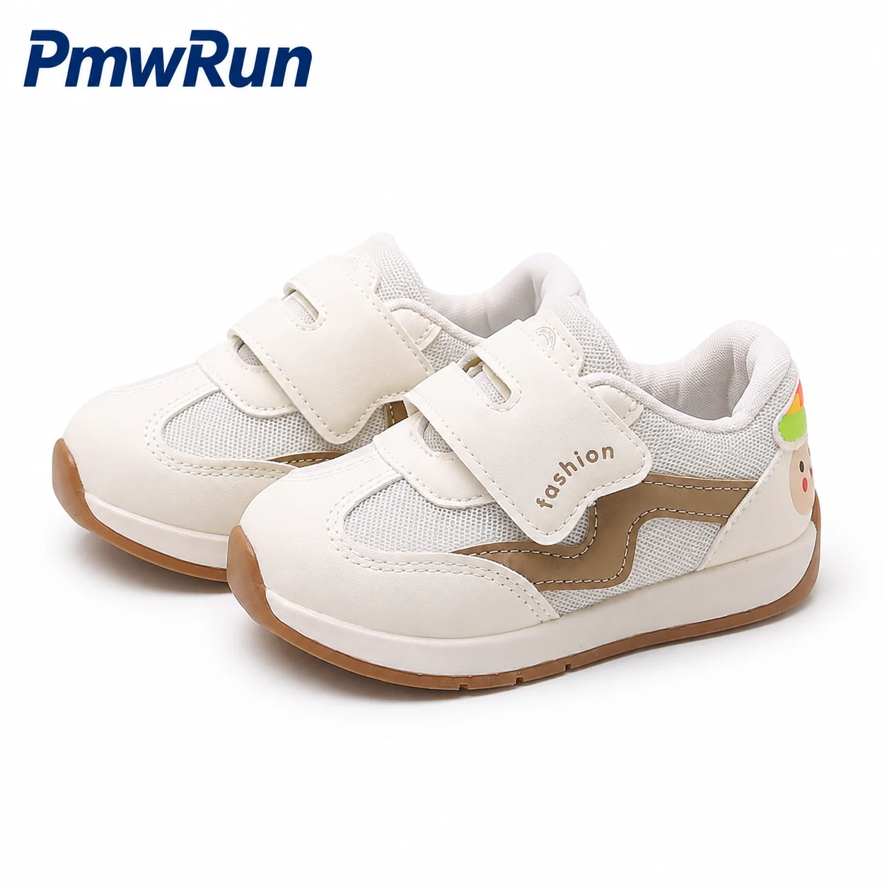 Autumn Sport Shoes For Children PU Leather Waterproof Kid's Sneakers Ergonomics Anti-slippery Running Footwear For Boys Girls
