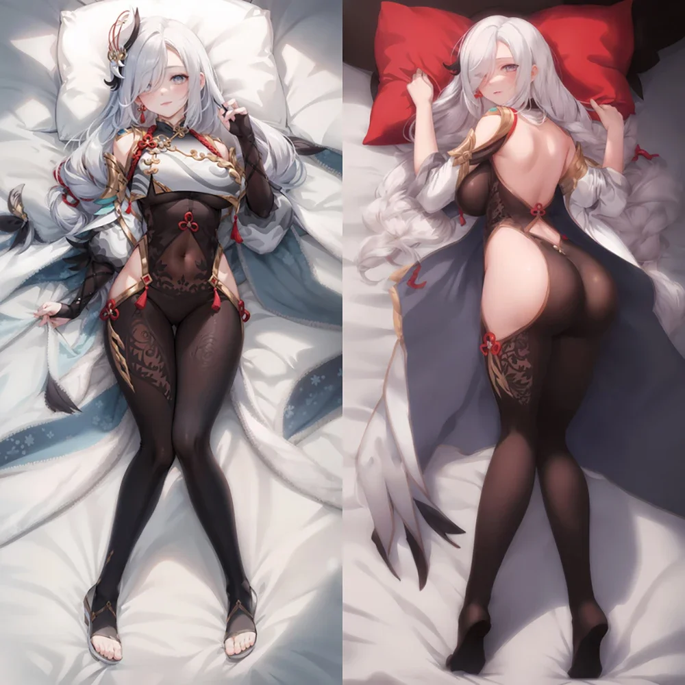 

Dakimakura аниме Genshin Impact наволочка Декор кровати праздничные подарки двухсторонняя наволочка с принтом
