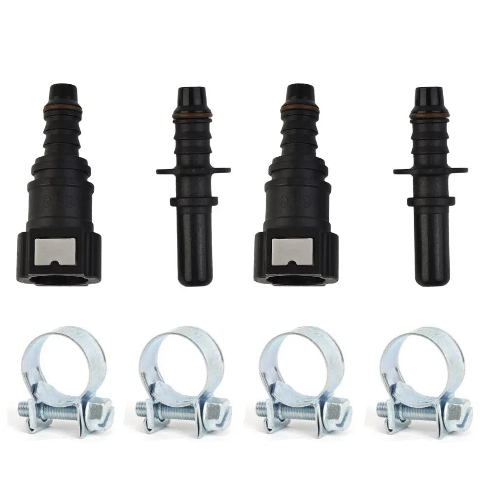 

2Set Fuel Line Hose 9.89 Quick Release Connector Car Motorcycle Accessories Black UK Fuel Line Hose Quick Release Connector