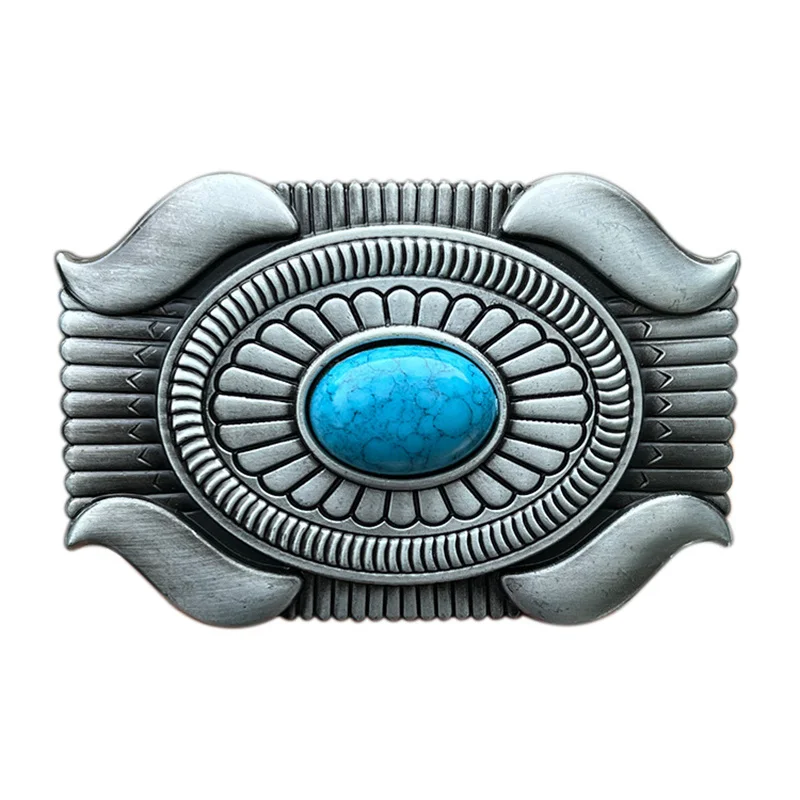 

Turquoise belt buckle Western style