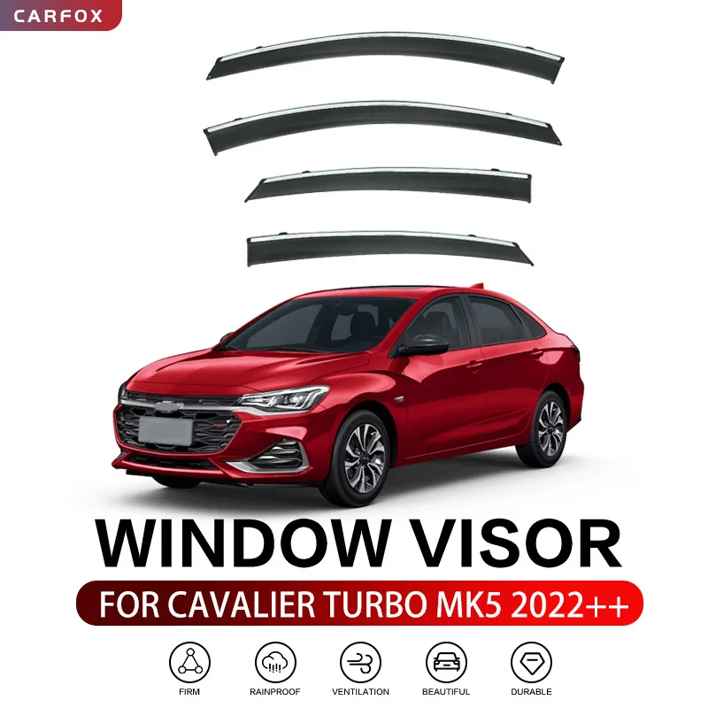 

Для CHEVROLET CAVALIER Turbo Onix 2016-2022+ Дефлекторы окон, ветровики, навесы для боковых окон, защита от дождя и солнца, стайлинг автомобиля