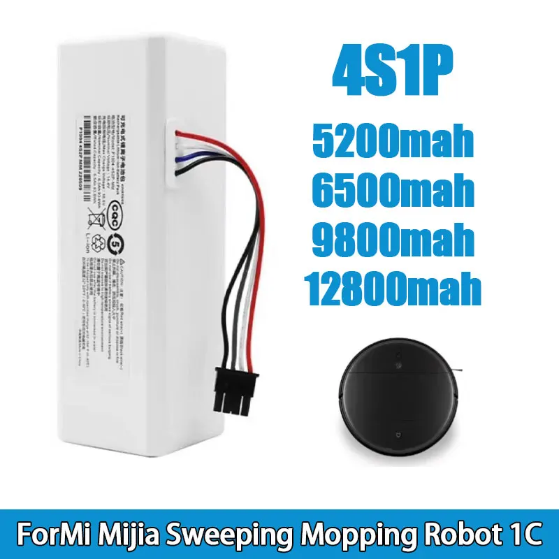 

100% Original Robot Battery 1C P1904-4S1P-MM for Xiaomi Mijia Mi Vacuum Cleaner Sweeping Mopping Robot Replacement Battery G1